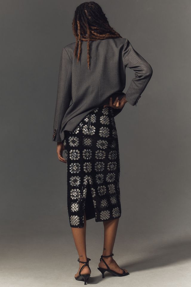 Le Superbe Glamour Granny Square Midi Skirt #2