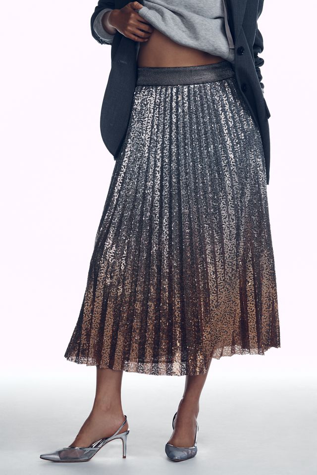 Le Superbe Belinda Plissé Midi Skirt #2