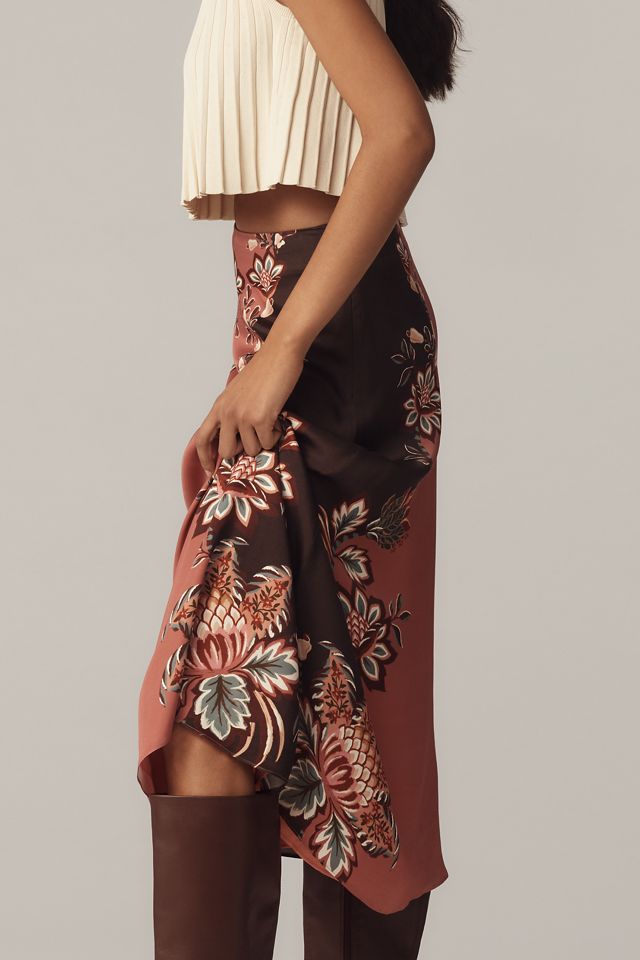 Farm Rio Printed Slip Maxi Skirt #1