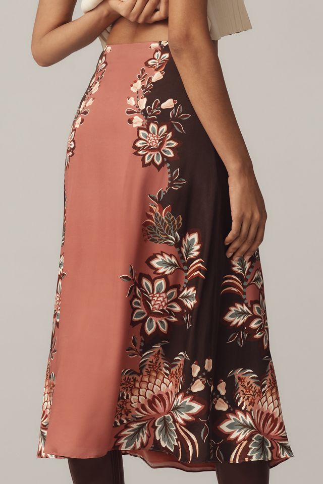 Farm Rio Printed Slip Maxi Skirt #2