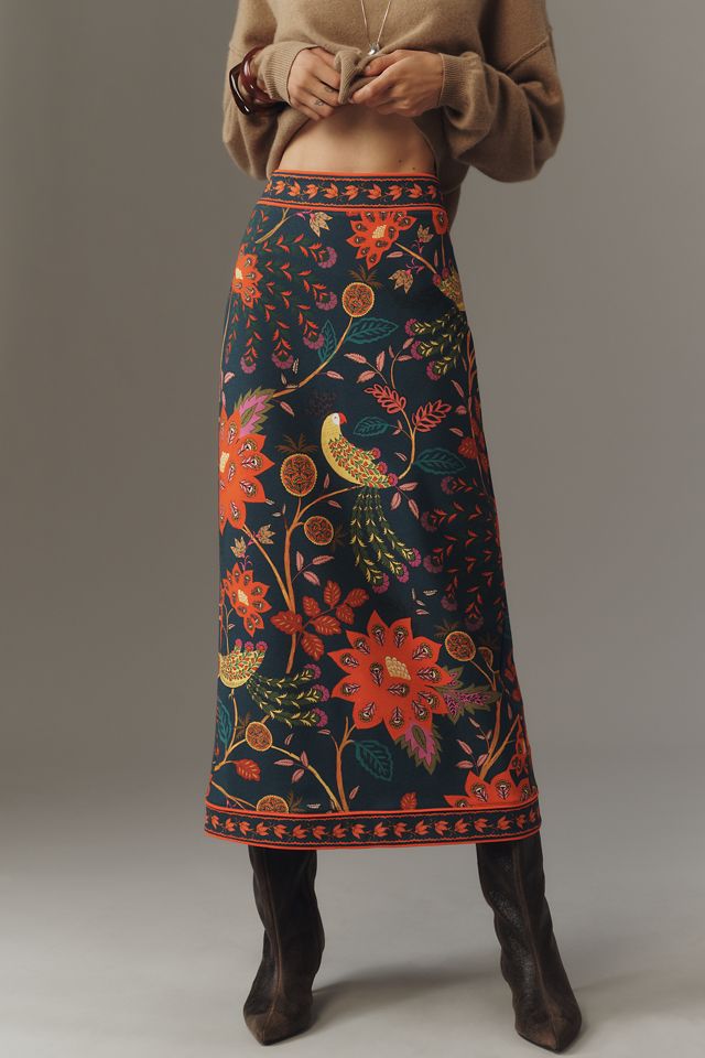Farm Rio Punto Roma Midi Pencil Skirt #1