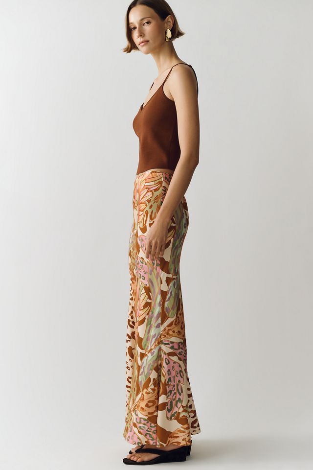 Farm Rio Mixed Print Slip Skirt #2