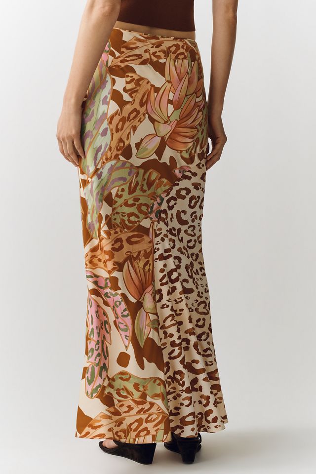 Farm Rio Mixed Print Slip Skirt #3