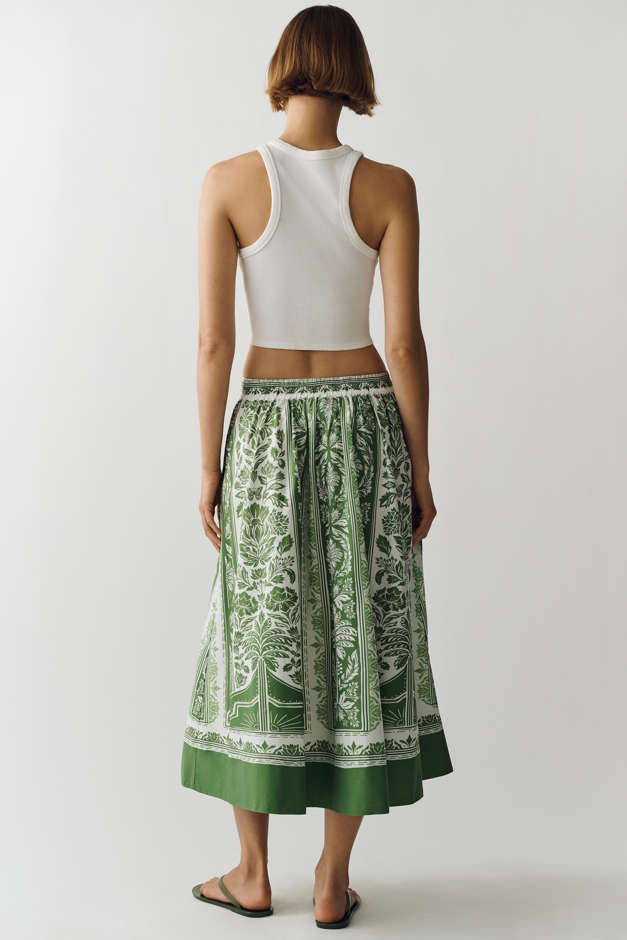 Farm Rio Pleated Skirt