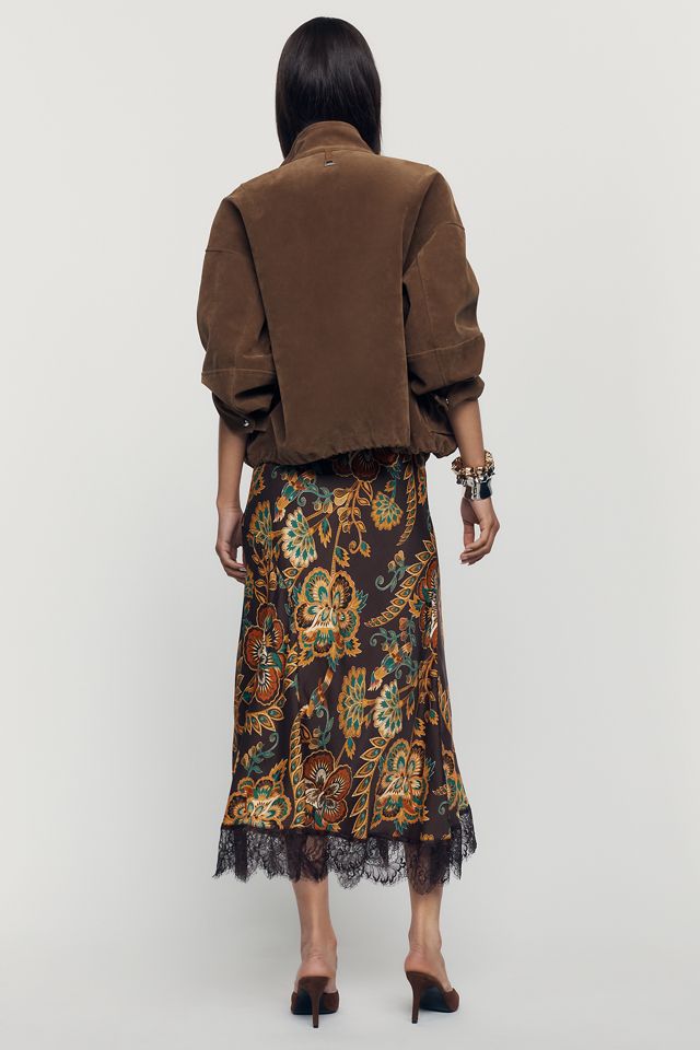 Farm Rio x Anthropologie Lace Trim Skirt #2