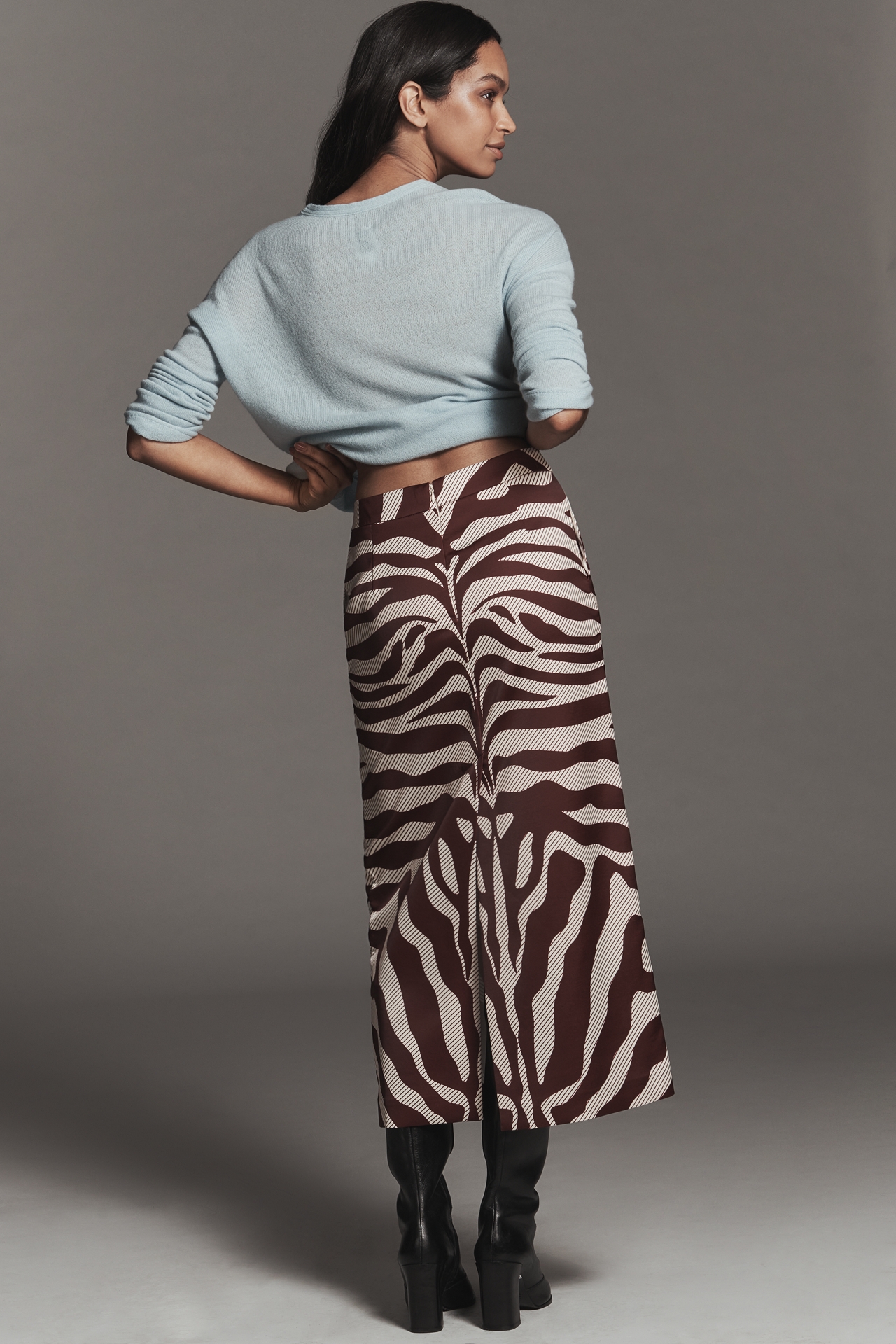 Essentiel Antwerp Itapira Printed Pencil Skirt