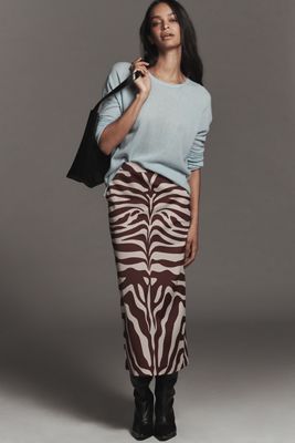 Essentiel Antwerp Itapira Printed Pencil Skirt