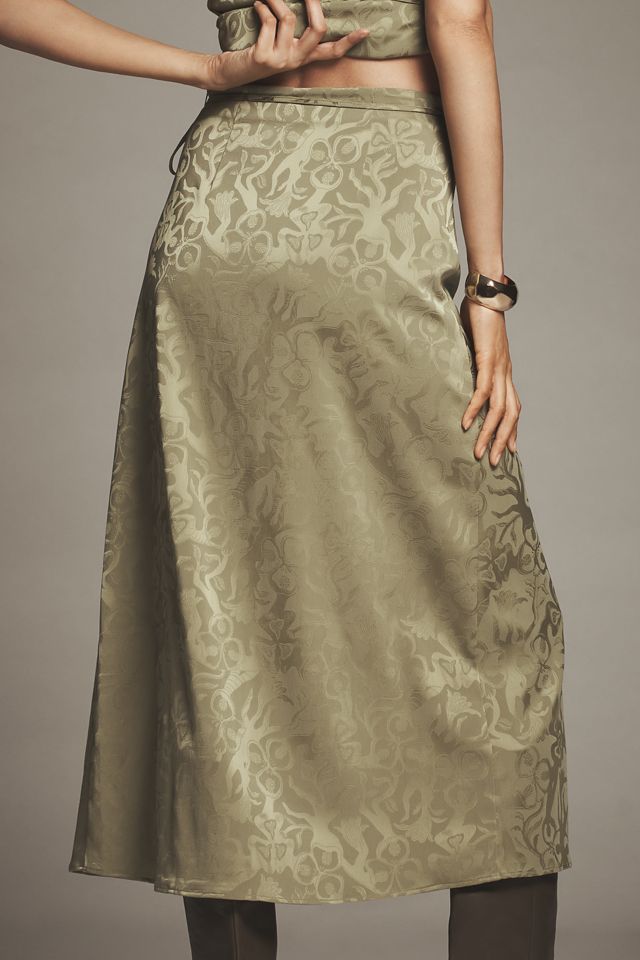 Scotch & Soda Fluid Wrap Midi Skirt #2