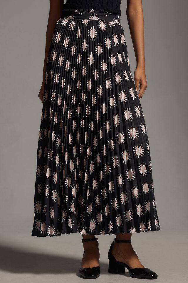 The Isobel Silky Pleated Skirt by Maeve  Anthropologie Japan - Women's  Clothing, Accessories & Home