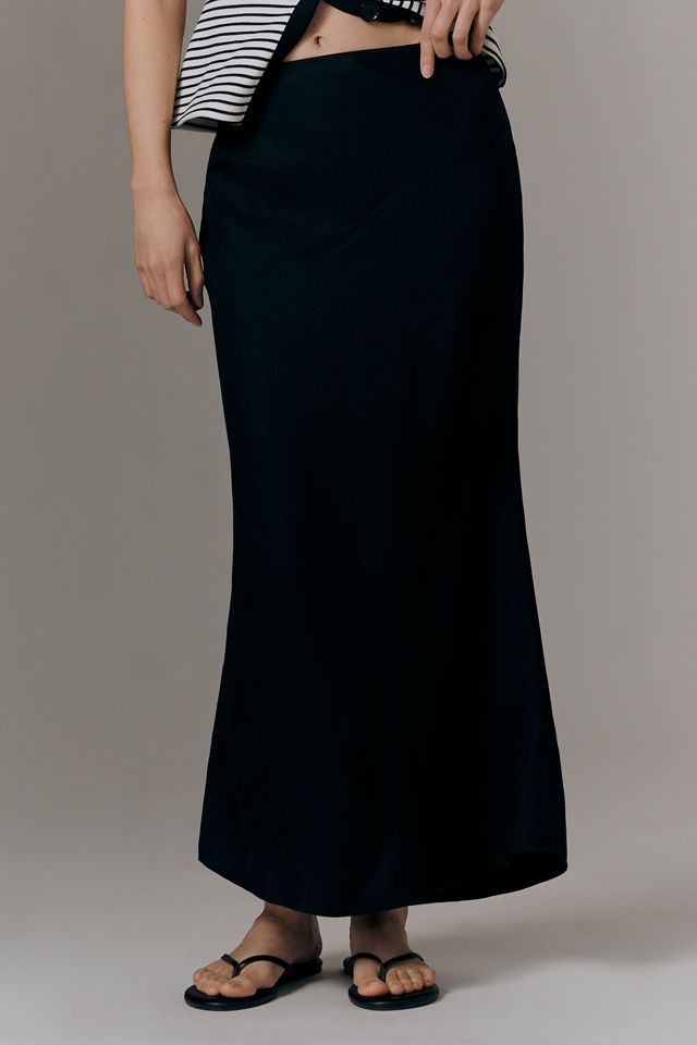 The Tilda Maxi Slip Skirt: Linen Edition | Anthropologie