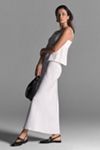 The Tilda Linen-Blend Slip Skirt
