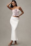 The Tilda Linen-Blend Slip Skirt