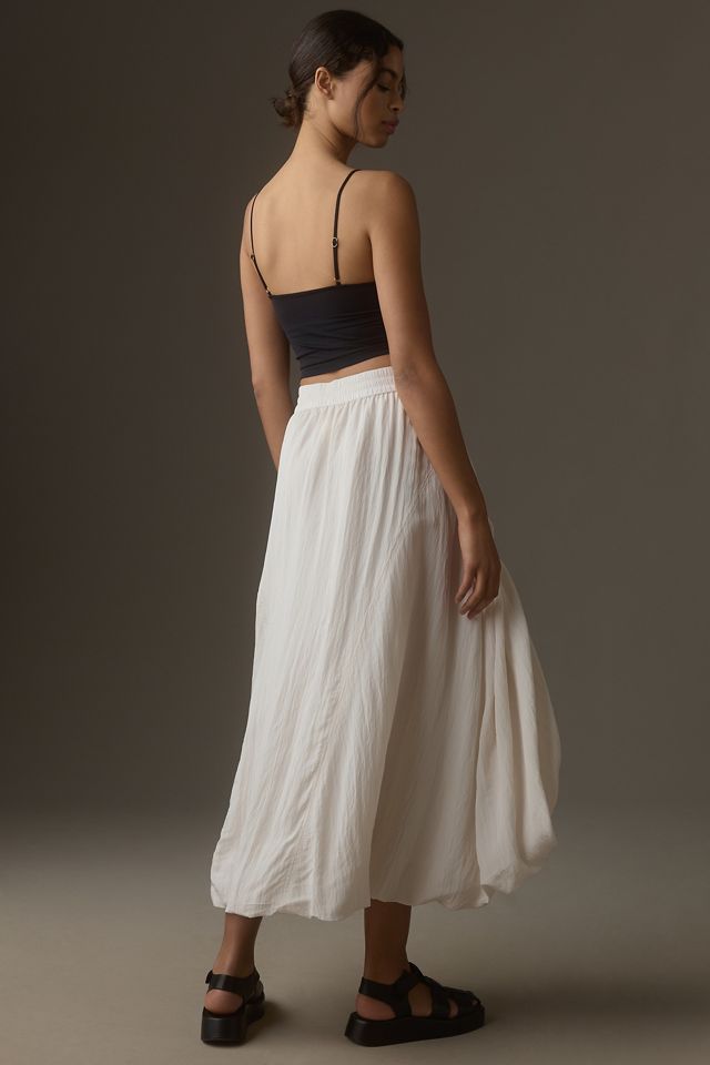 By Anthropologie Ruched Midi Skirt #2