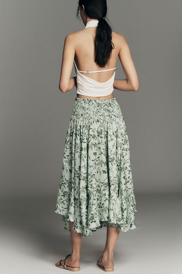 By Anthropologie Winslow Handkerchief Hem Midi Skirt  #3