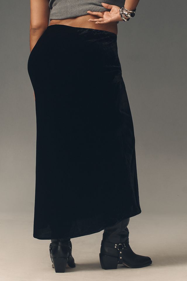 The Tilda Maxi Slip Skirt: Velvet Edition #3