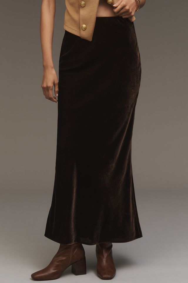 The Tilda Maxi Slip Skirt: Velvet Edition #2