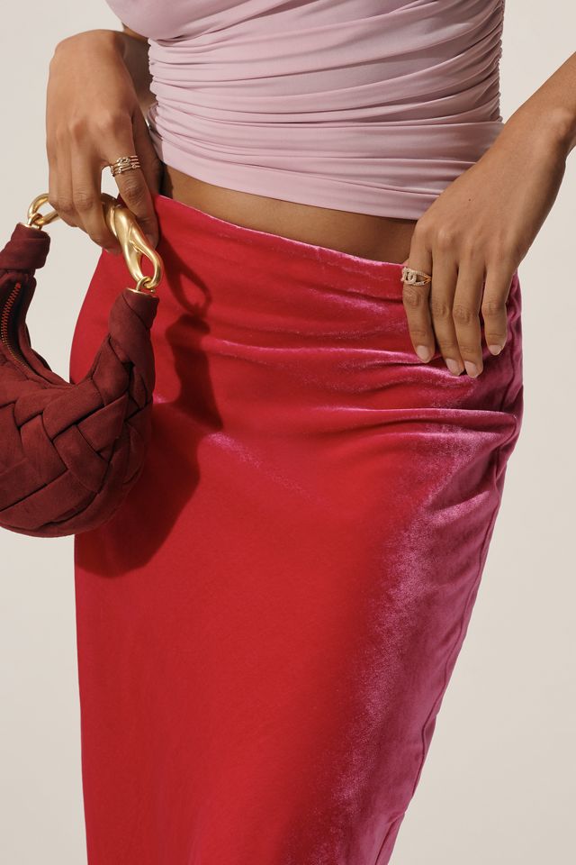 The Tilda Maxi Slip Skirt: Velvet Edition