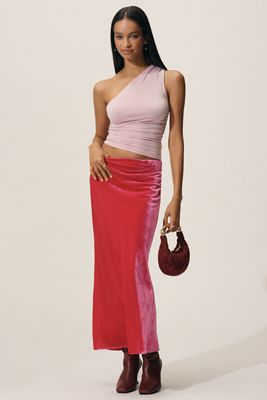 The Tilda Maxi Slip Skirt: Velvet Edition