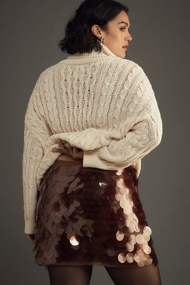 Maeve Sequin Mini Skirt #8