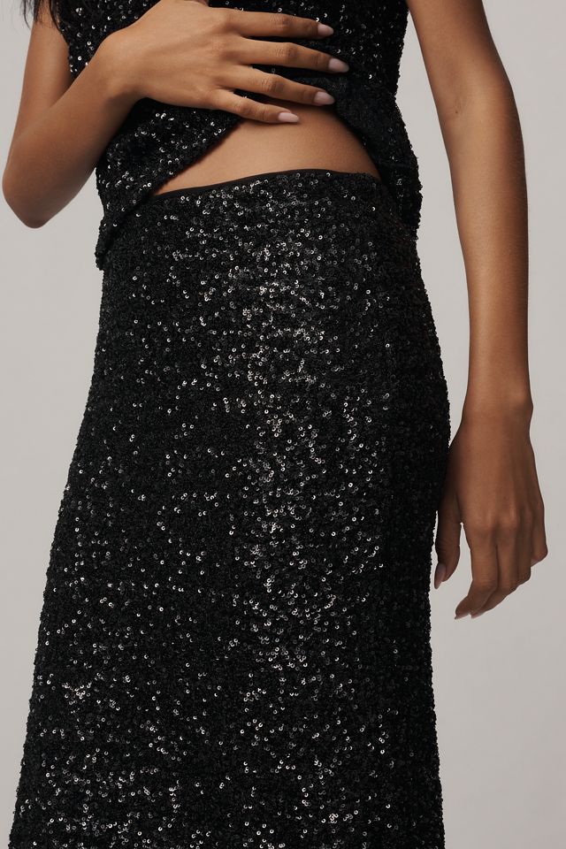 The Tilda Maxi Slip Skirt: Sequin Edition #2
