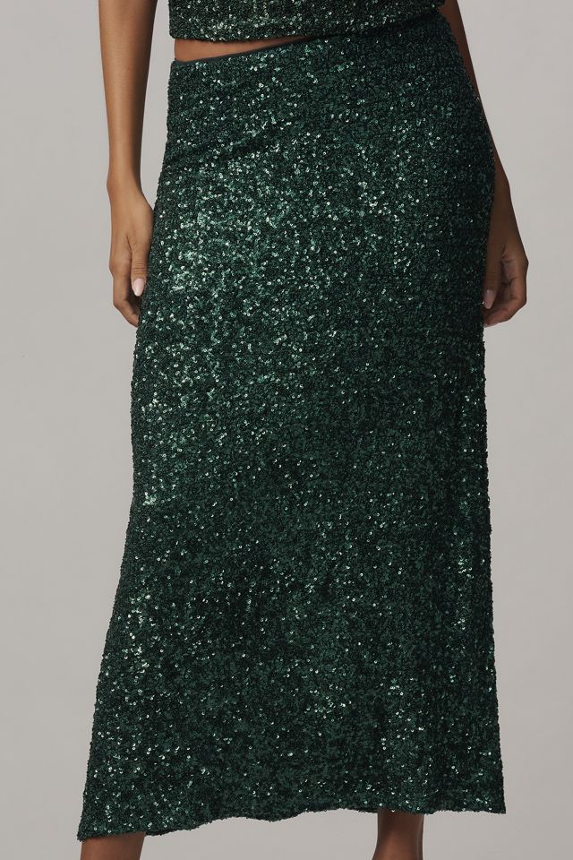 The Tilda Maxi Slip Skirt: Sequin Edition #1