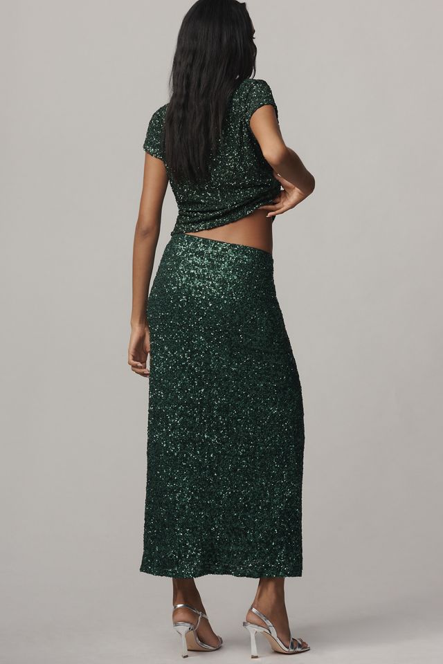 The Tilda Maxi Slip Skirt: Sequin Edition #2