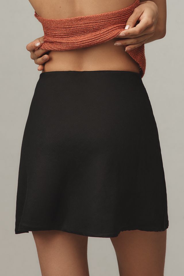 The Tilda Mini Slip Skirt: Linen Edition #2