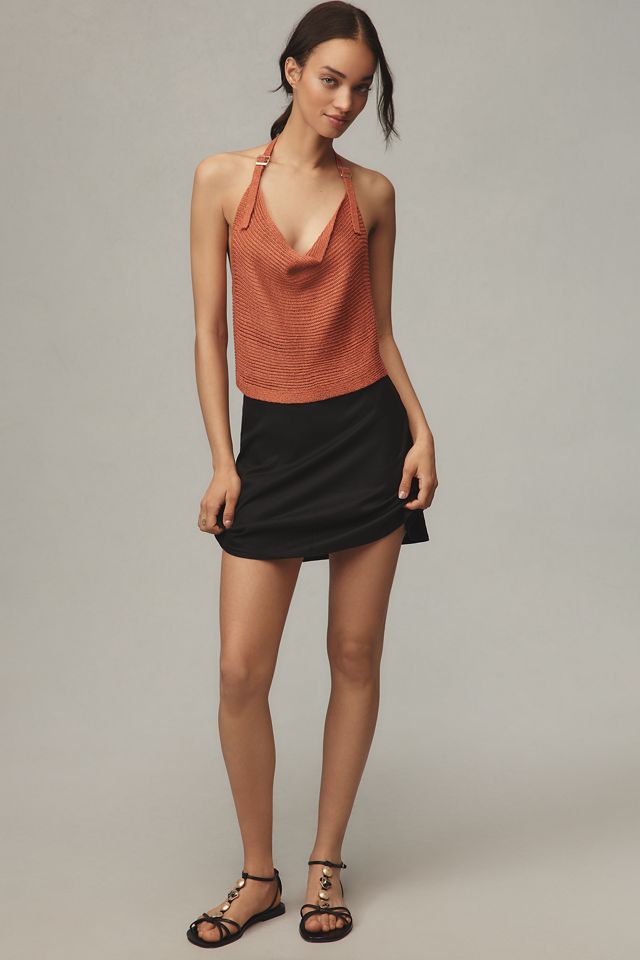The Tilda Mini Slip Skirt: Linen Edition #3