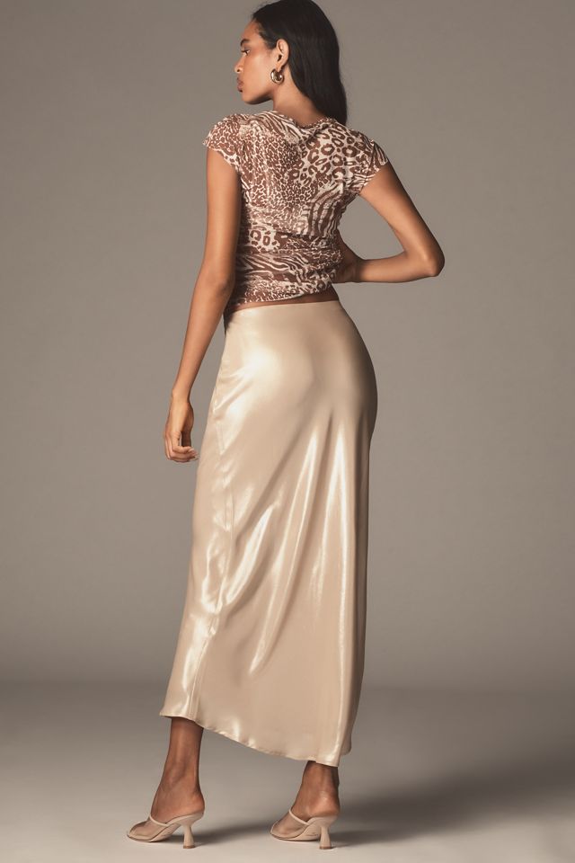 The Tilda Maxi Slip Skirt: Shine Edition #2