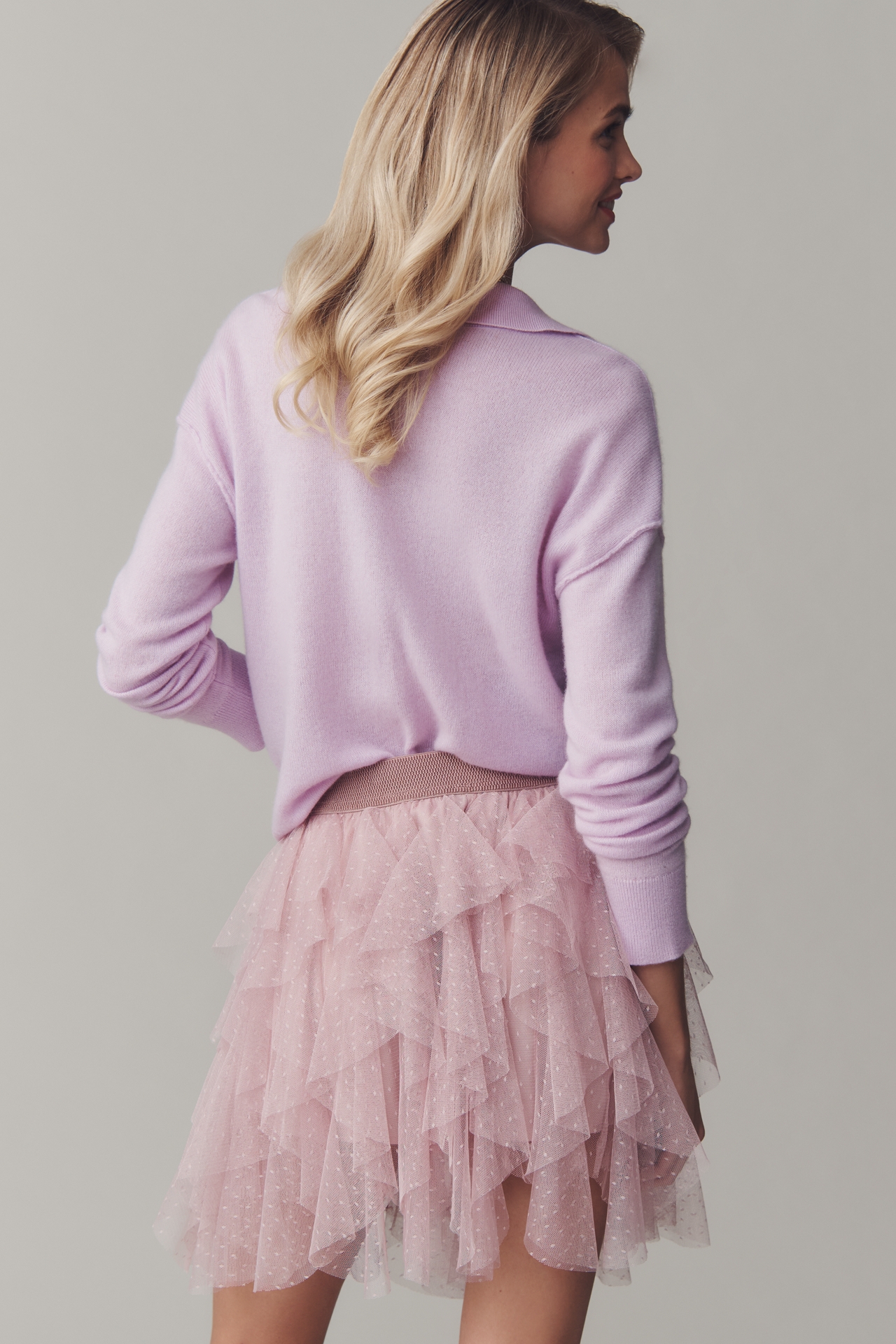 The Chéri Ruffled Tulle Mini Skirt by Anthropologie