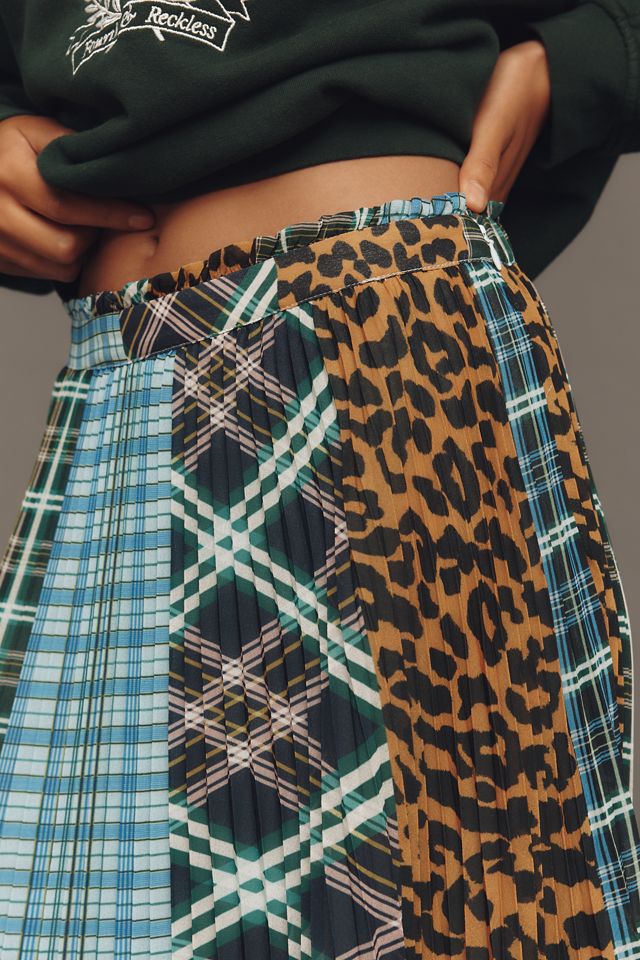 Maeve Sheer Pleated Maxi Skirt #3