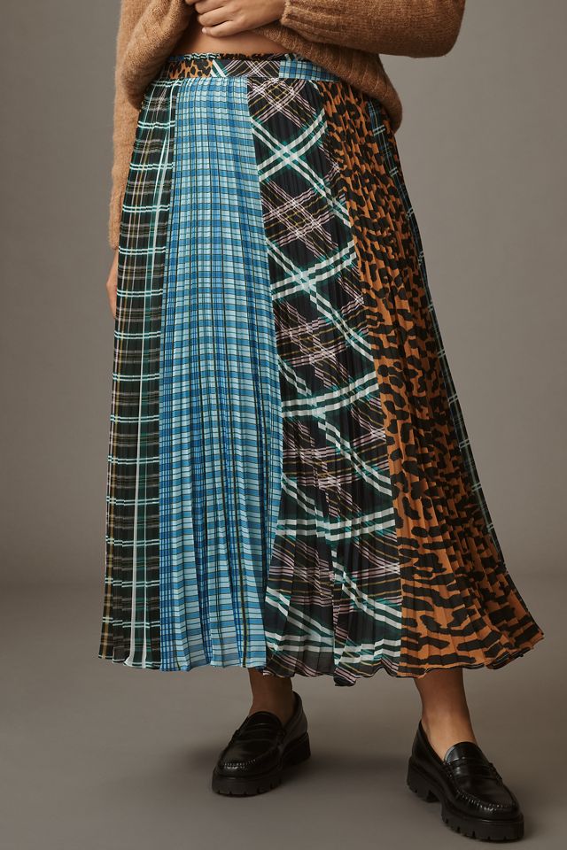 Maeve Sheer Pleated Maxi Skirt #5