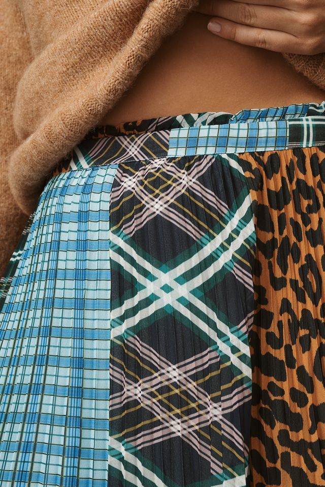 Maeve Sheer Pleated Maxi Skirt #7