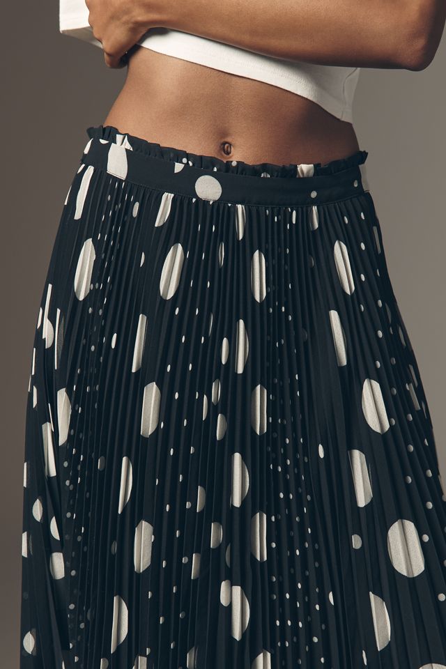 Maeve Sheer Pleated Maxi Skirt #3
