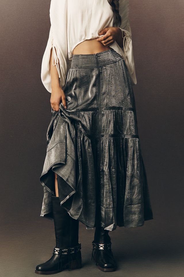 Pilcro Caravan Cargo Maxi Skirt #1