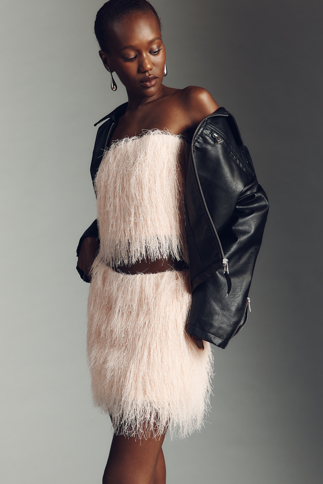 Maeve Fringe Mini Skirt