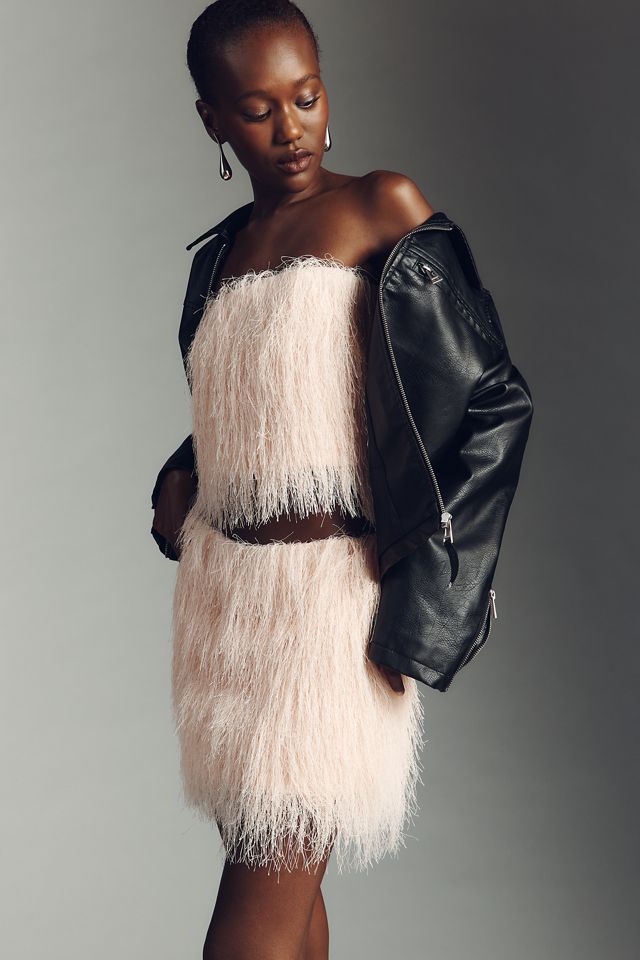 Maeve Fringe Mini Skirt #2