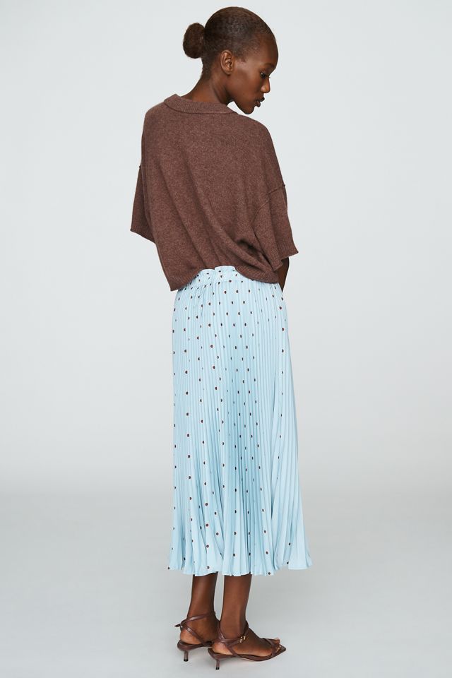 Valerie Pleated Midi Skirt by Maeve #2