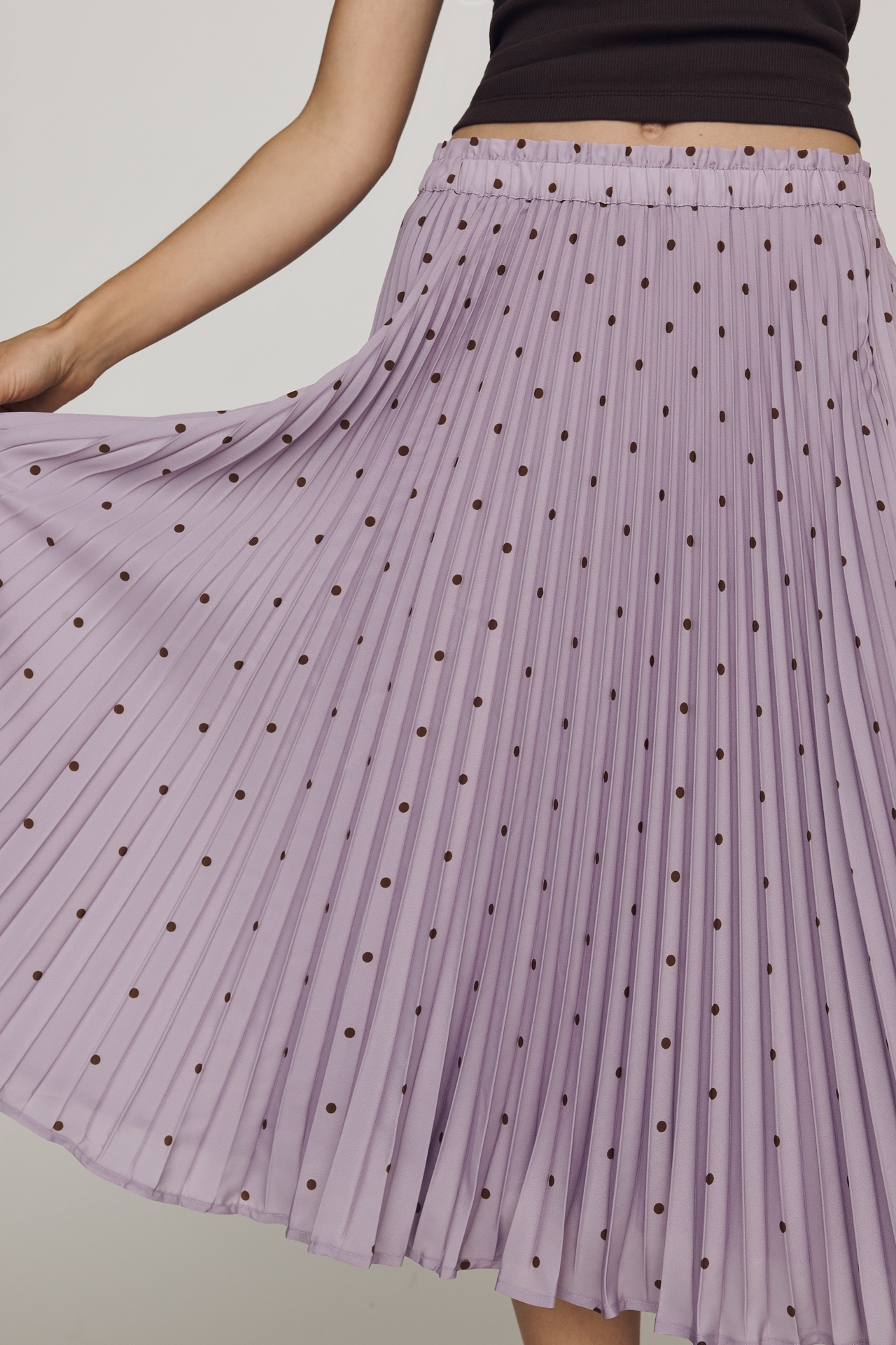Valerie Pleated Midi Skirt by Maeve