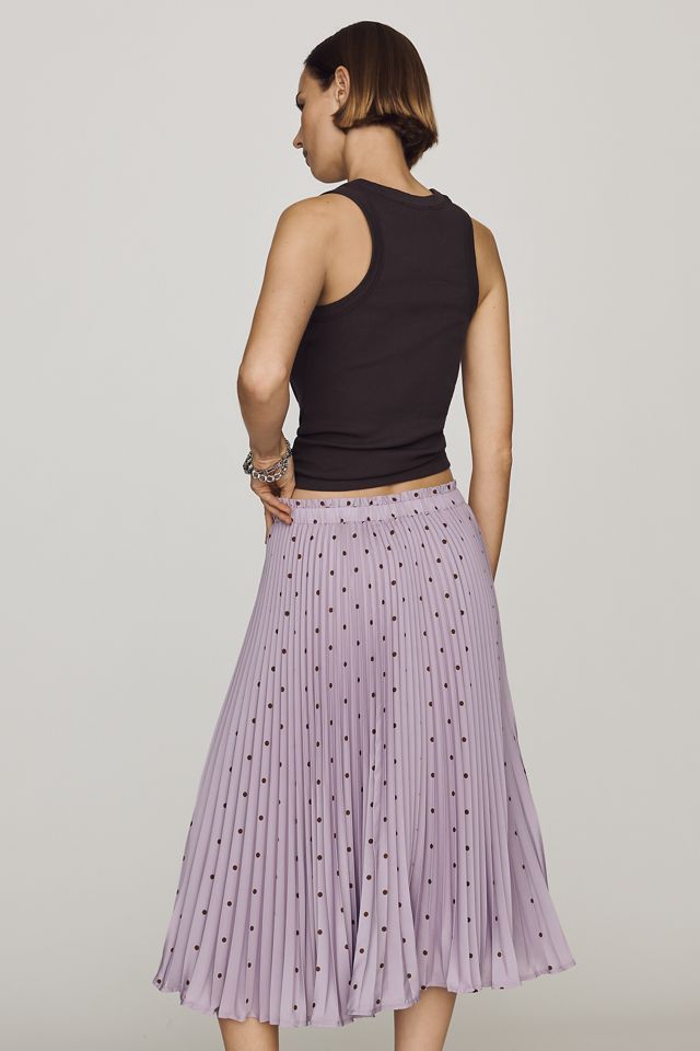 Valerie Pleated Midi Skirt by Maeve #2