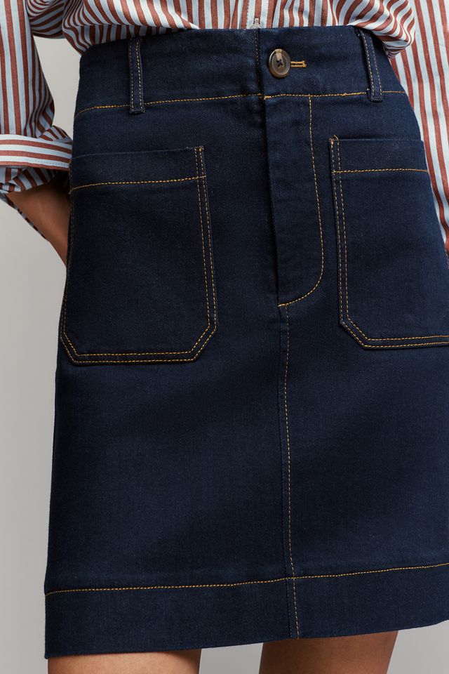 Maeve Colette Denim Skirt  #1