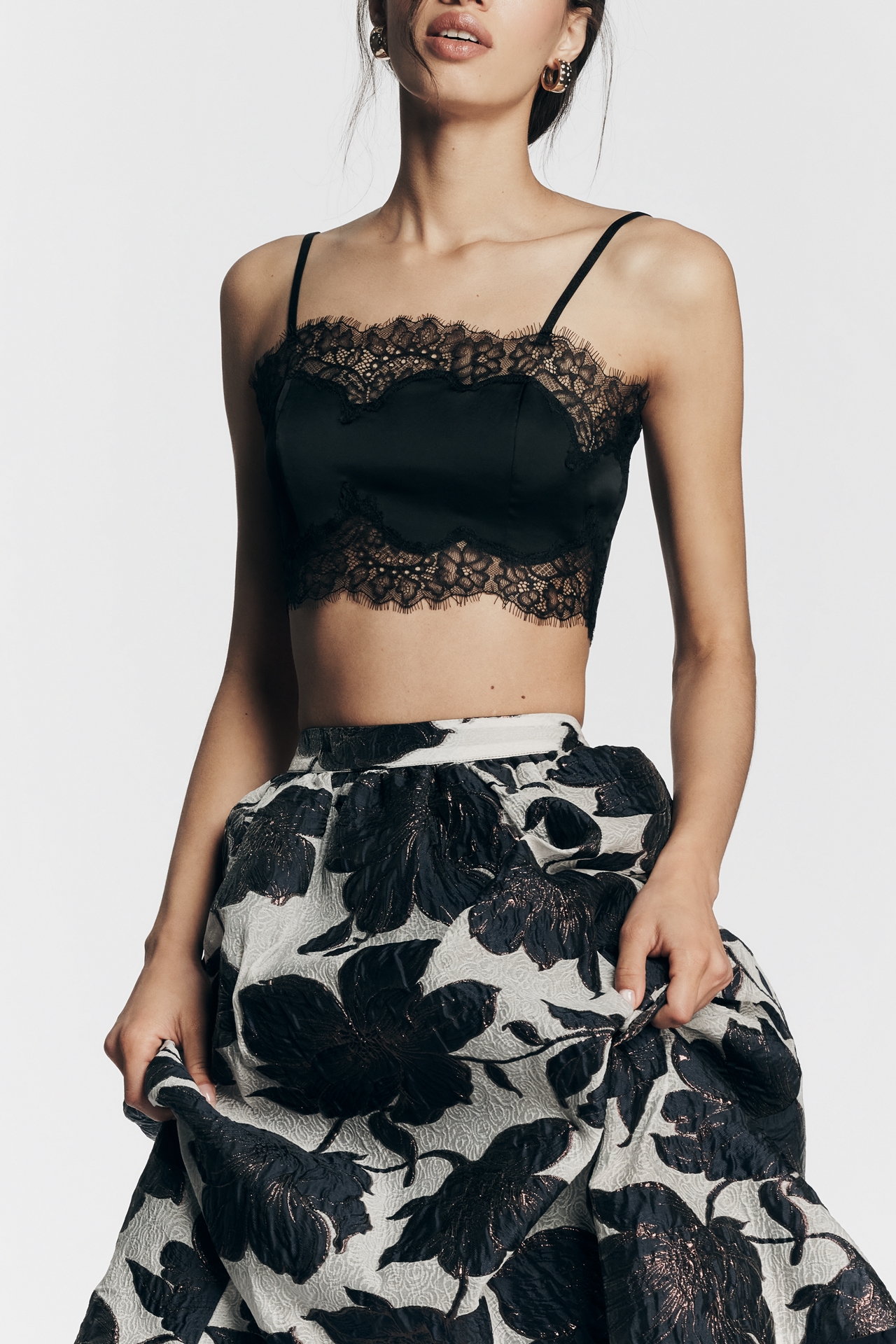 The Jacie Poplin Printed Maxi Skirt by Maeve