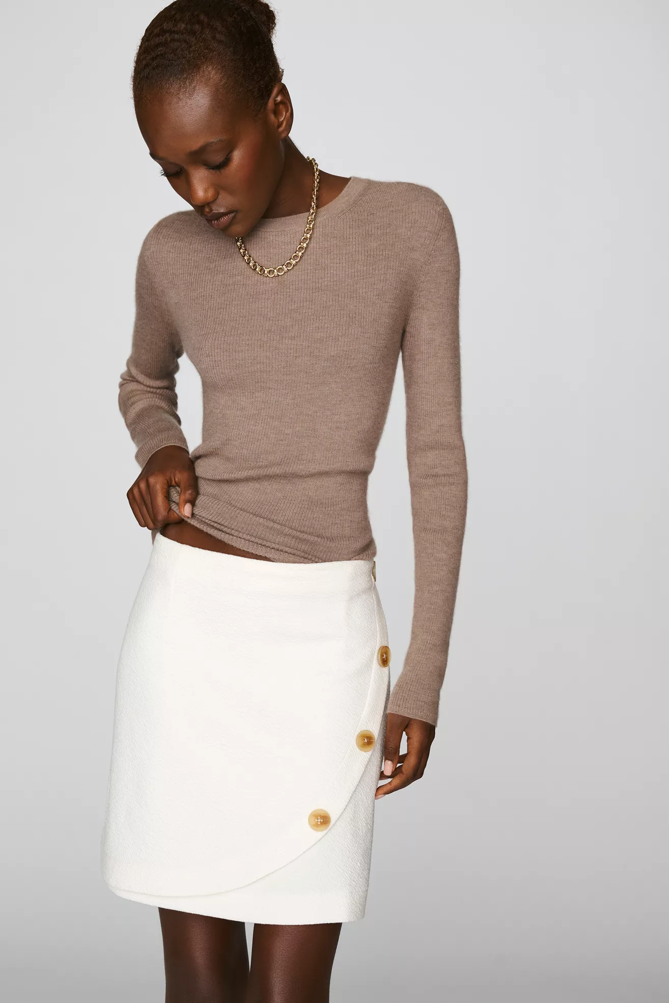 Maeve Knit Mini Skirt