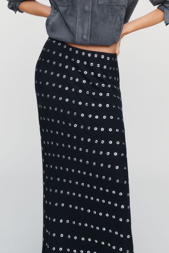 Maeve Studded Midi Skirt #1