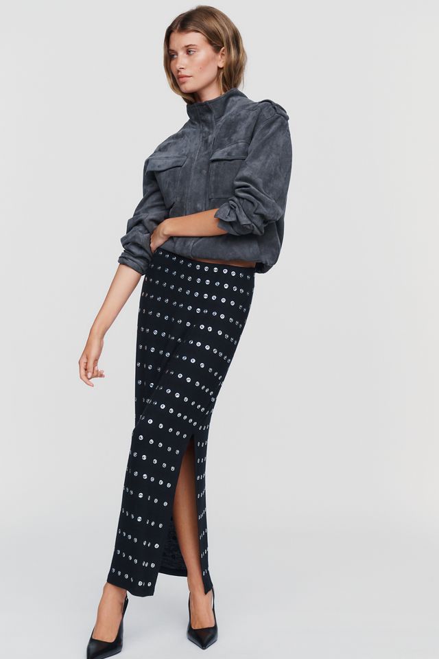 Maeve Studded Midi Skirt #3