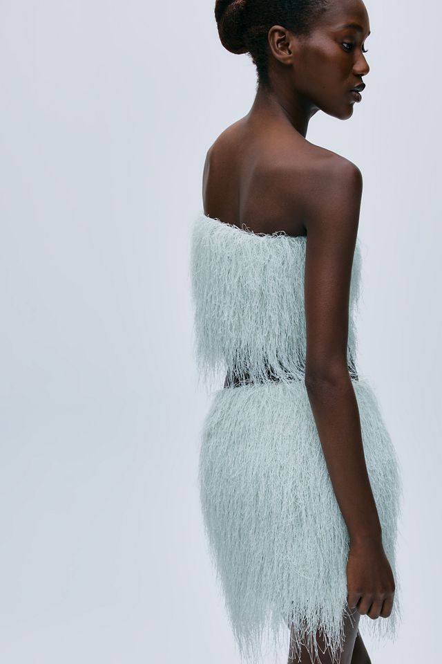 Maeve Fringe Mini Skirt #1