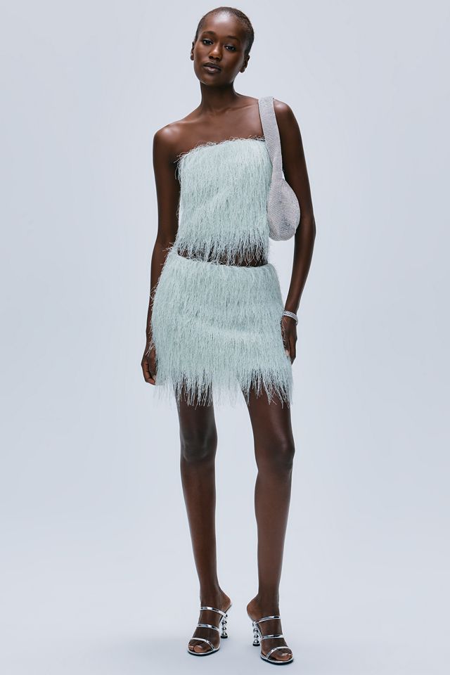 Maeve Fringe Mini Skirt #2