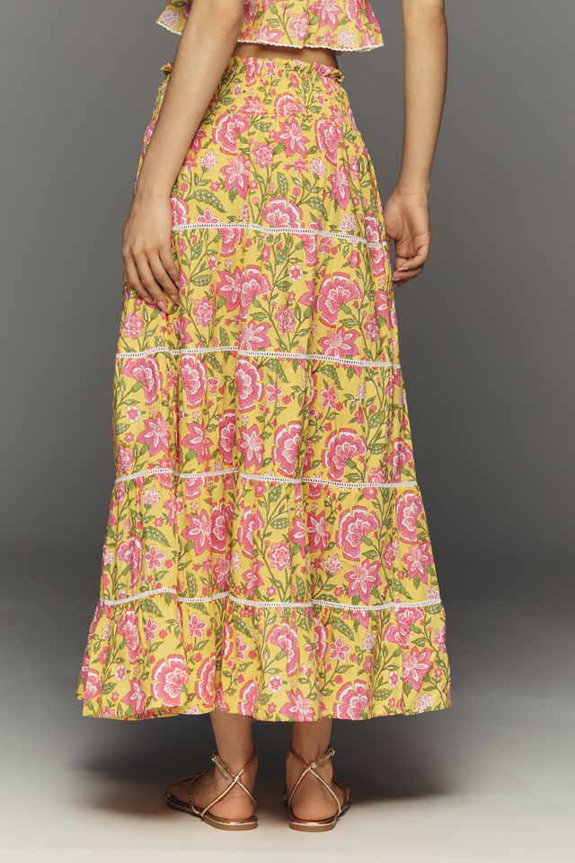 Pink City Prints 100% Cotton Rah Rah Maxi Skirt #2