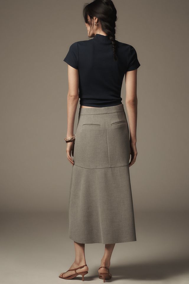 Derek Lam 10 Crosby Nicolette Midi Skirt | Anthropologie
