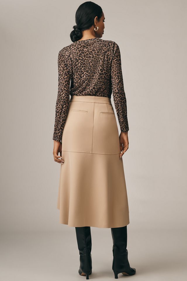 Derek Lam 10 Crosby Nicolette High-Low Midi Skirt #2